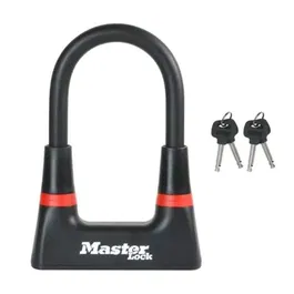 Master Lock Minicandado en U Ultrarresistente de Acero Endurecido con Cilindro de Disco