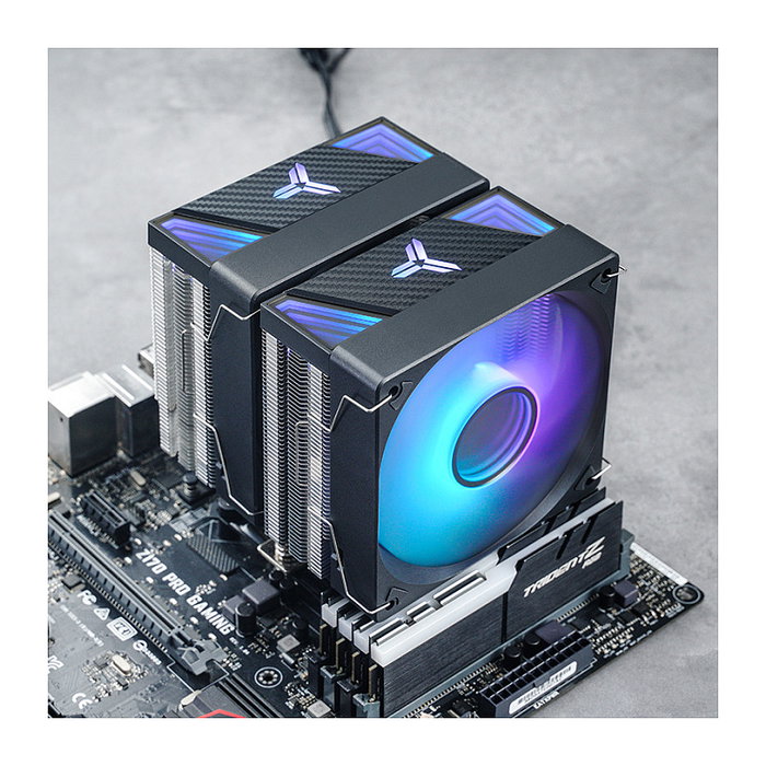 Jonsbo CR-3000 CPU-Kühler Dual Tower ARGB 2x 120 mm negro