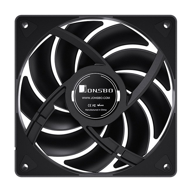 Jonsbo CR-3000 CPU-Kühler Dual Tower ARGB 2x 120 mm negro