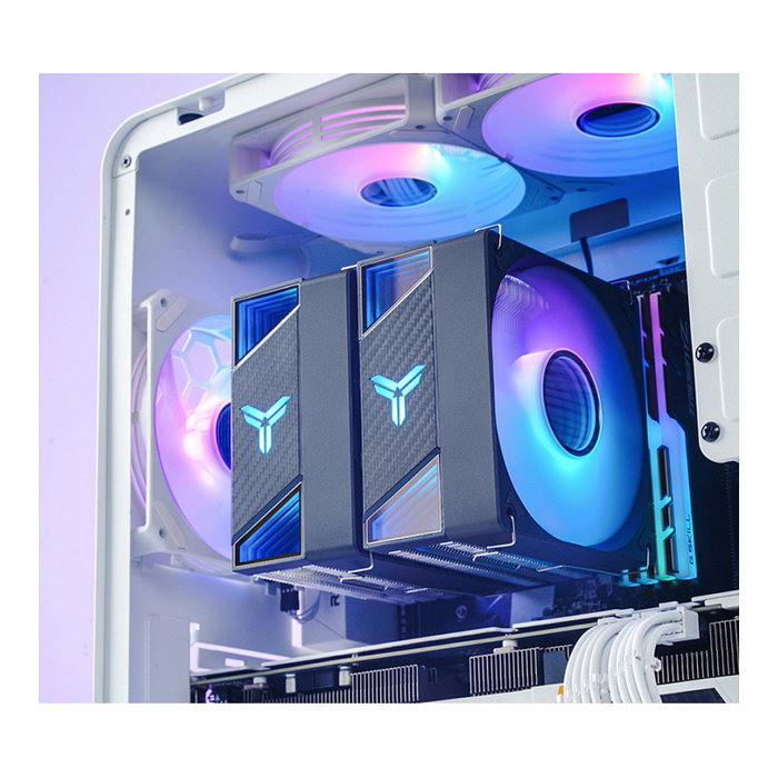 Jonsbo CR-3000 CPU-Kühler Dual Tower ARGB 2x 120 mm negro