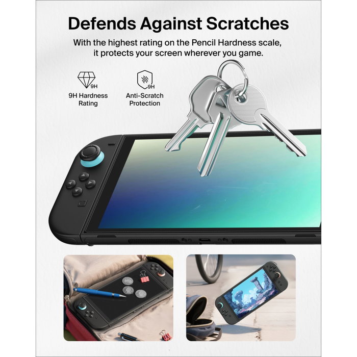 Belkin Protector de pantalla Antirreflejante de Vidrio Templado para Nintendo Switch 2 ENA004HQ