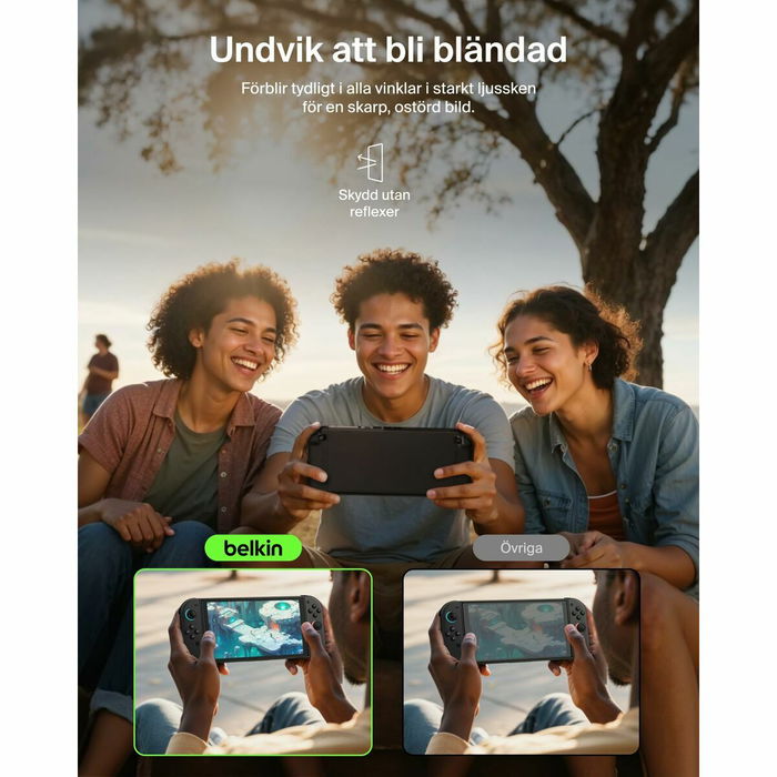 Belkin Protector de Pantalla Antirreflejos Vidrio Templado para Nintendo Switch 2