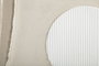 DKD Home Decor Set de 2 Cuadros Abstractos de Yute Beige y Blanco 62x82 cm