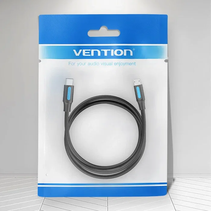 Vention Cable USB 2.0 COVBF USB-C a Micro-USB B, 1m, Negro Vention Cable USB 2.0 COVBF USB-C a Micro-USB B, 1m, Negro