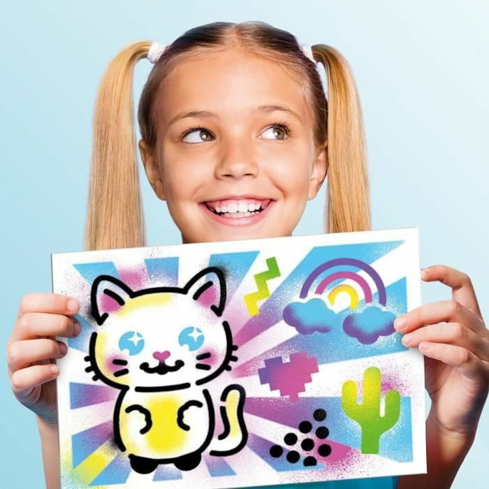 Canal Toys Airbrush Art Maletín de actividades con spray electrónico Canal Toys Airbrush Art Maletín de actividades con spray electrónico