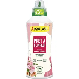 Algoflash Fertilizante líquido listo para usar para Plantas con Flores - 1 Litro - ALBIOPRETFL1
