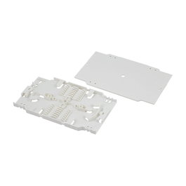 LogiLink Casete de empalme de fibra con soporte para 12 núcleos, tipo tubo termorretráctil