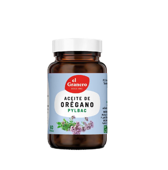 EL GRANERO Pylbac Aceite de Orégano Español 60 perlas EL GRANERO Pylbac Aceite de Orégano Español 60 perlas