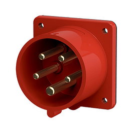 Mennekes 1408 Acoplador de Enchufe Eléctrico 5 Polos 16 A Rojo
