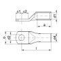 Gustav Klauke GmbH KLAU V2A-Rohrkabelschuh 16mm² Terminal de Anillo hasta 400 °C M8