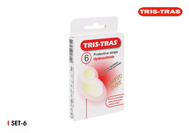 Tris-Tras Set 6 Tiras Adhesivas PU Rapid Tris 13 cm x 7.5 cm x 1.5 cm (36 Unidades)