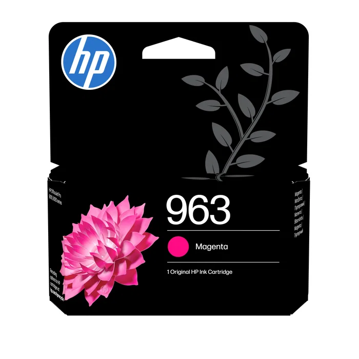 HP Cartucho de Tinta Original 963 Magenta