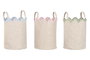 DKD Home Decor Cesta de Fieltro Surtido de Colores 30x30x39 cm