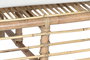 DKD Home Decor Fibre outdoor 23 Sofá Natural Blanco 195 x 72 x 78 cm