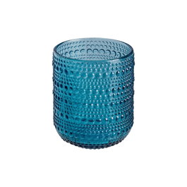 Ixia Vaso Azul Cristal Decoración 260ml