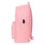 Safta Mochila Doble Para Portátil 15,6'' con USB El Pulpo Rosa