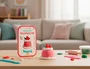 Imaginovo Pasta para modelar set de colores surtidos con instrucciones tarta de fresa
