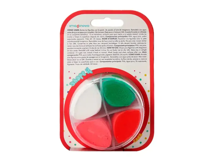 Imaginovo Pasta para modelar set de colores surtidos con instrucciones tarta de fresa