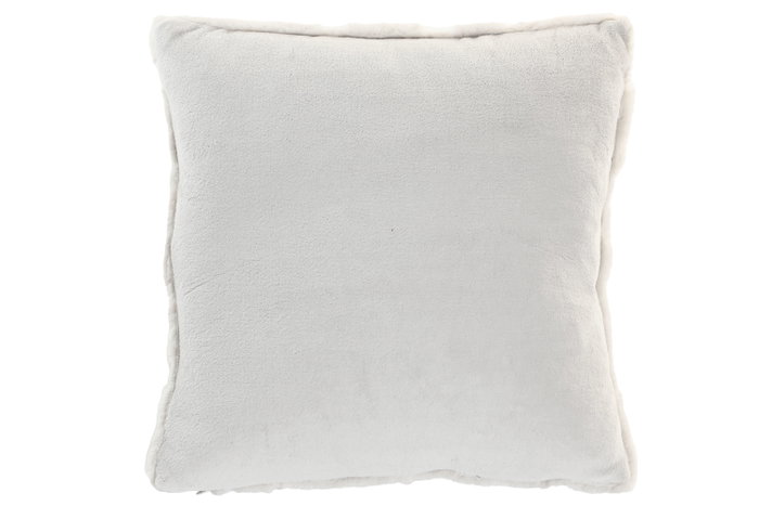 DKD Home Decor Cojín de Poliéster Gris Claro 45x45 cm (Pack de 2)