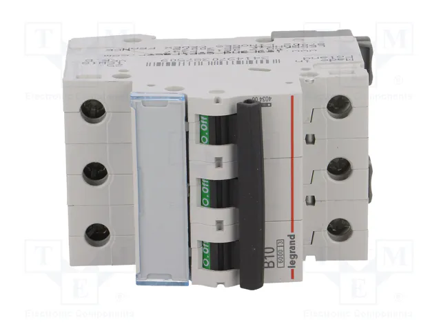 LEGRAND Interruptor magnetotérmico S300 TX 3 polos 10A Característica B