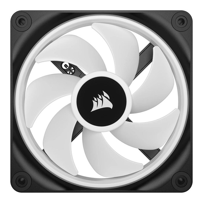 Corsair iCUE LINK QX120 RGB 120 mm Negro (3 piezas) Corsair iCUE LINK QX120 RGB 120 mm Negro (3 piezas)