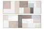 DKD Home Decor Cuadro Lienzo Moderno 152x5x52 cm (Surtido de 2 unidades)