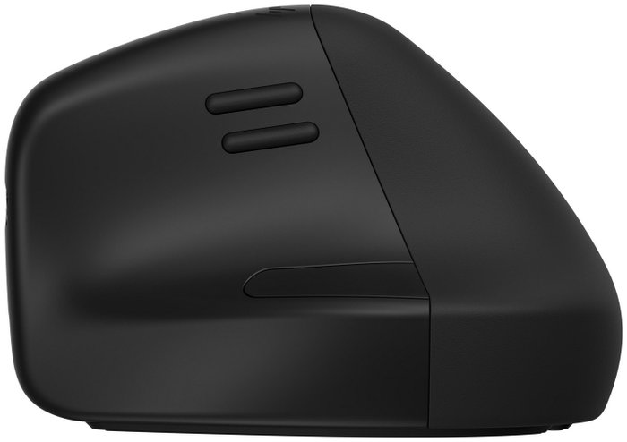HP 920 Ergo Vertical Ratón vertical inalámbrico Bluetooth y 2.4 GHz, 4000 DPI, para oficina, negro