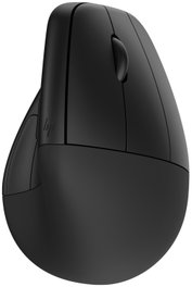 HP 920 Ergo Vertical Ratón vertical inalámbrico Bluetooth y 2.4 GHz, 4000 DPI, para oficina, negro