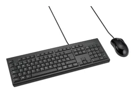 Kensington KM100 EQ Kit de teclado y ratón con cable Negro