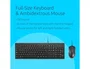 Kensington KM100 EQ Kit de Teclado y Ratón con Cable, Negro, Español