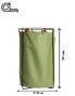 Hanah Home Edda - Green Cesta de Lavandería Verde Impermeable 40x40x70 cm
