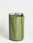Hanah Home Edda - Green Cesta de Lavandería Verde Impermeable 40x40x70 cm