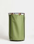 Hanah Home Edda - Green Cesta de Lavandería Verde Impermeable 40x40x70 cm
