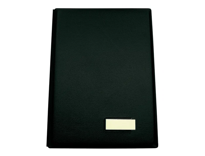 Pardo Portafirmas 0874 12 Departamentos Color Negro