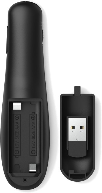 Hama X-Pointer Presentador de Diapositivas Inalámbrico con Puntero Láser Rojo