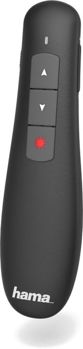 Hama X-Pointer Presentador de Diapositivas Inalámbrico con Puntero Láser Rojo