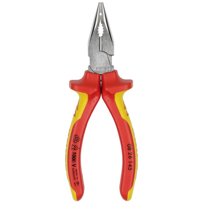 Knipex Alicate universal en punta cromado con mangos aislados