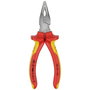 Knipex Alicate universal en punta cromado con mangos aislados