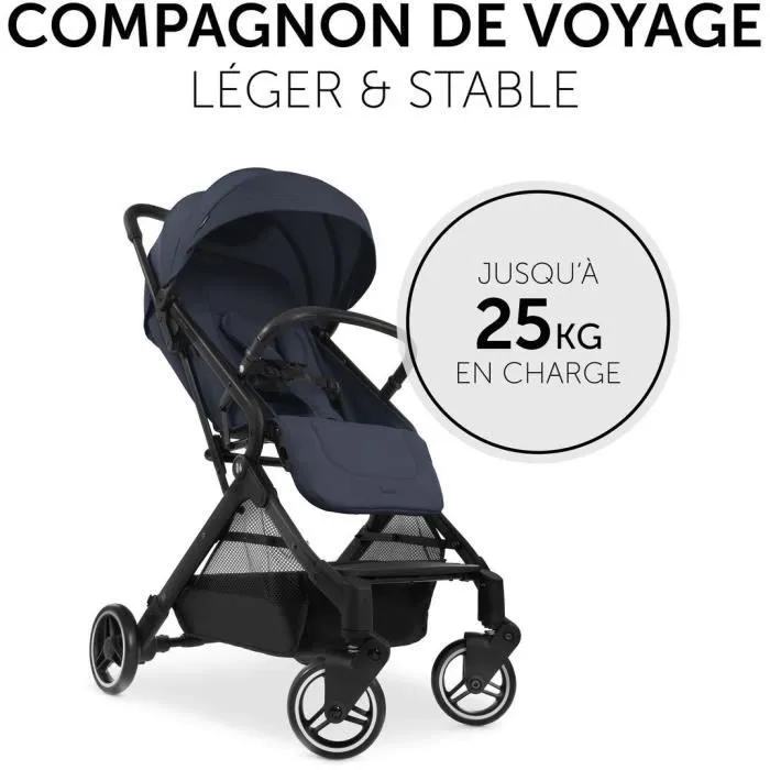 Hauck Cochecito de bebé Travel N Care HAU4007923160169 Compacto Plegado con una Mano 4 Ruedas Azul