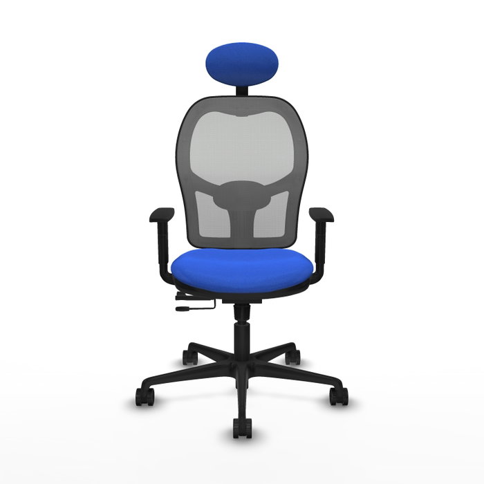 PIQUERAS Y CRESPO Silla de oficina Jorquera Sincro/Traslack Azul y Gris