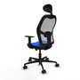 PIQUERAS Y CRESPO Silla de oficina Jorquera Sincro/Traslack Azul y Gris