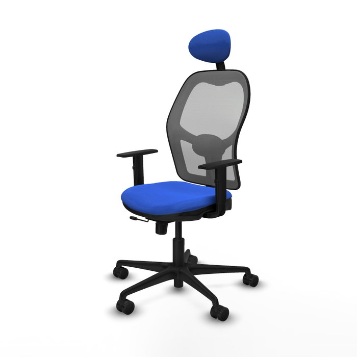 PIQUERAS Y CRESPO Silla de oficina Jorquera Sincro/Traslack Azul y Gris