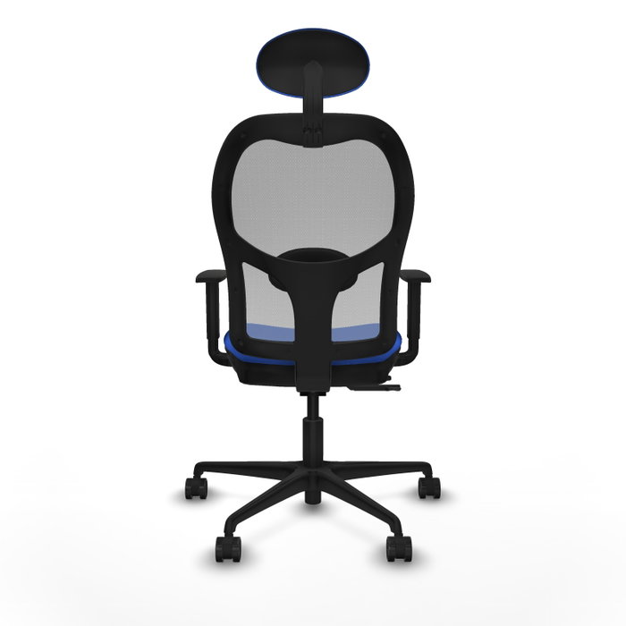PIQUERAS Y CRESPO Silla de oficina Jorquera Sincro/Traslack Azul y Gris