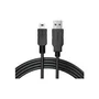 Wacom ACK4090602 Cable USB 2.0 4.5 m de USB A a Mini-USB B, Conectores Rectos Macho, Negro