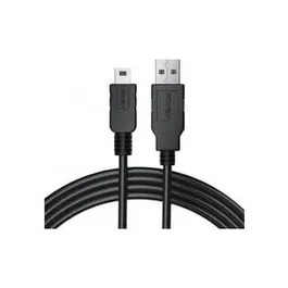Wacom ACK4090602 Cable USB 2.0 4.5 m de USB A a Mini-USB B, Conectores Rectos Macho, Negro