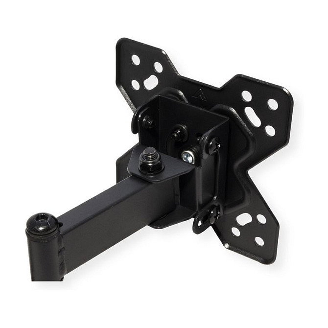 VALUE 17.99.1231 Soporte de TV para Pared Giratorio, 13 a 32 Pulgadas, 3 Puntos de Giro, Hasta 20 kg, Negro