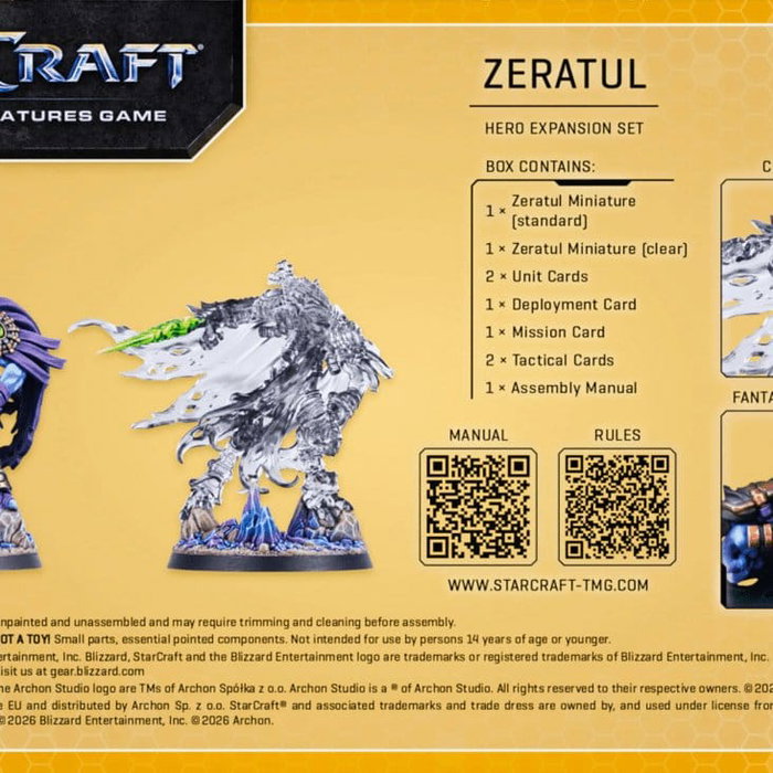 Archon Studio StarCraft TMG Héroe Set de Expansión Protoss: Zeratul Archon Studio StarCraft TMG Héroe Set de Expansión Protoss: Zeratul