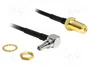 DeLOCK Cable de señal 88466 con conector CRC-9 90° y hembra SMA de 0,2 m