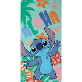 Toalla de playa 100% microfibra Disney Stitch 70x140 cm Modelo STITCH06