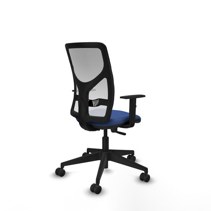 PIQUERAS Y CRESPO Silla de oficina Motilla Sincro Azul marino y Blanco PIQUERAS Y CRESPO Silla de oficina Motilla Sincro Azul marino y Blanco